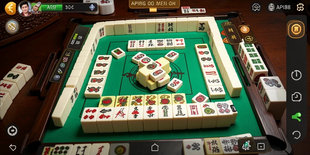 Tangkapan layar gameplay Mahjong yang seru dan menantang di API88.