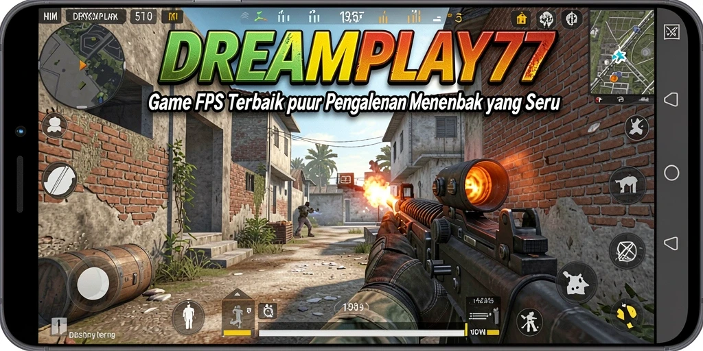 Tampilan aksi menembak di DREAMPLAY77 yang penuh ketegangan.