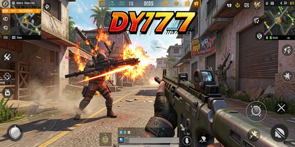 Tampilan gameplay DY777 yang mendebarkan di arena TPS.