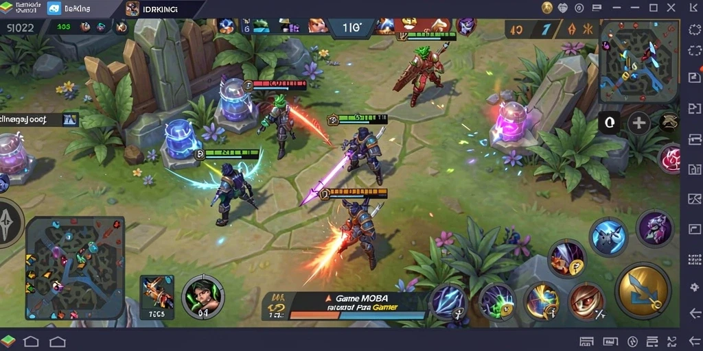 Gameplay seru dan kompetitif di IDRKING dengan tim yang solid.