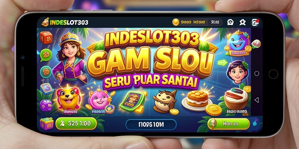 Screenshot gameplay INDESLOT303 menampilkan suasana bermain yang ceria dan menyenangkan.