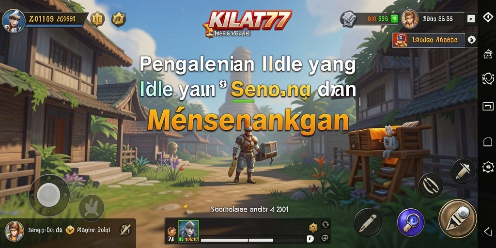 Screenshot gameplay KILAT77 menampilkan mekanisme Idle yang menarik.