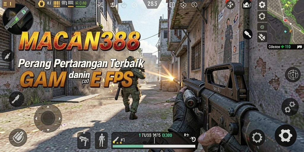 Tangkapan layar gameplay menampilkan aksi seru dalam permainan FPS.