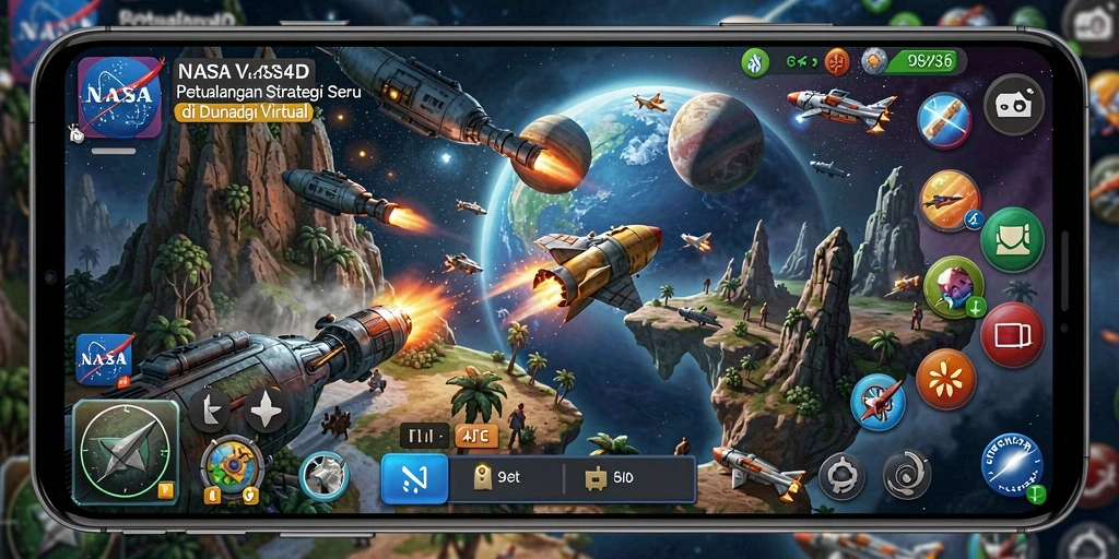 Tampilan gameplay menegangkan dari <strong>NASA4D</strong> yang penuh strategi dan aksi.