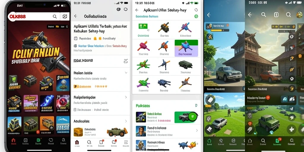 Tampilan antarmuka OLX888 yang cantik dan fungsional.