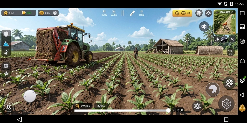 Tampilan menarik dan gameplay seru PAKARJP saat bertani.