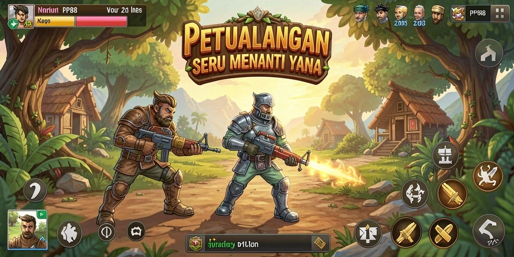 Tangkapan layar PP88 menampilkan aksi seru dalam petualangan yang menantang.