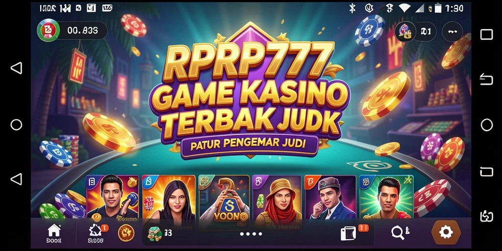 Gameplay Kasino menarik di RPRP777 dengan grafis menawan.