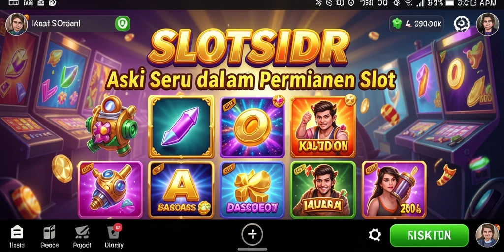 Gameplay SLOTSIDR yang mendebarkan dan penuh aksi.