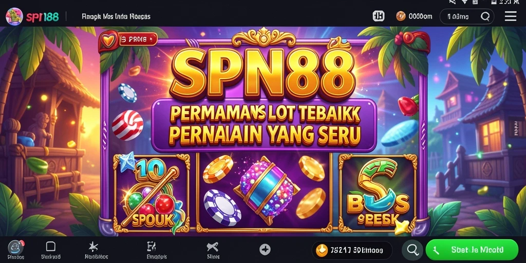 Screenshot gameplay <strong>SPN88</strong> menampilkan keseruan dan variasi slot yang menarik.